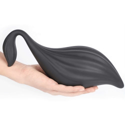 DarkSil Plug Silicone Bulby XXL 22 x 10cm Noir